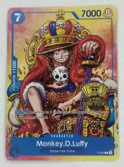 Monkey.D.Luffy (2nd Anniversary Stamped Promo) P-043 - One Piece TCG - English - Image 1