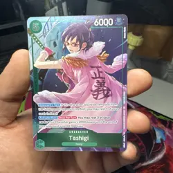 Tashigi OP14-029 Dash Pack Promo- The Azure Sea's Seven ENGLISH OP14 One Piece - Image 1