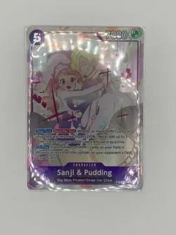 Sanji and Pudding SR EB02-035 (Alt Art) Anime 25th Collect One Piece ENGLISH NM - Image 2