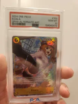 2024 One Piece Emperors in the New World 103 Koala Alternate Art PSA 10 Gem Mint - Image 4