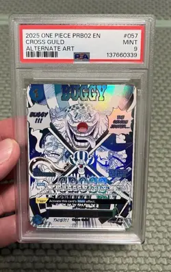 Cross Guild OP09-057 One Piece English PRB-02 PSA 9 - Image 1