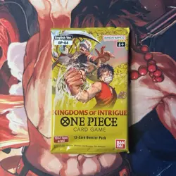 One Piece CCG OP04 Kingdoms Of Intrigue Booster Pack X 5 ENGLISH NEW & SEALED - Image 2