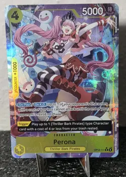 Perona - OP14-111 (Alternate Art) One Piece The Azure Sea's Seven Foil English - Image 1