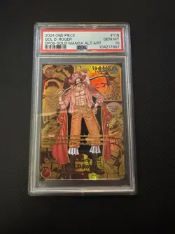 One Piece 2024 Emperors in the New World Gol D. Roger Manga OP09-118 PSA 10 Eng - Image 1