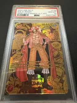One Piece 2024 Emperors in the New World Gol D. Roger Manga OP09-118 PSA 10 Eng - Image 2
