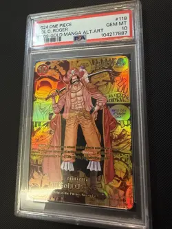 One Piece 2024 Emperors in the New World Gol D. Roger Manga OP09-118 PSA 10 Eng - Image 5