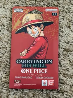 14 x One Piece OP-13 (English) - SEALED Booster Packs - Carrying On His Will 🔥 - Image 1