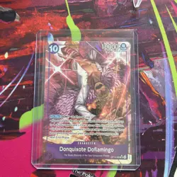 One Piece TCG Donquixote Doflamingo OP14-069 SR Alt Art Azure Sea's Seven NM/M - Image 1