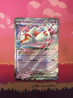 Pokemon Card Latias ex 076/191 Double Rare Surging Sparks Near Mint - Image 1