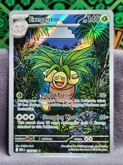 Pokemon TCG Mega Evolution Exeggutor Illustration Rare Holo Card 135/132 - Image 1