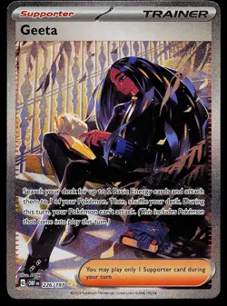 Pokemon Card - Geeta Obsidian Flames 226/197 Holo Special Illustration Rare - Image 1