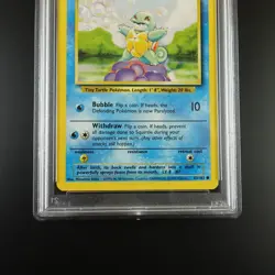 PSA 9 Squirtle 63/102 Pokemon Base Set 1999 Non Holo Card - Image 3