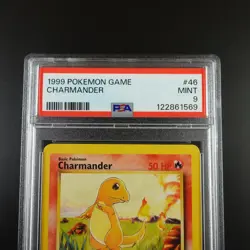 PSA 9 Charmander 46/102 Pokemon Base Set 1999 Non Holo Graded Card - Image 2