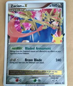 Pokemon TCG Zacian LV. X Holo SWSH: Sword & Shield Promo Cards SWSH135 NM - Image 1