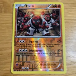 THROH 68/124 POKEMON CARD (DRAGONS EXALTED SET) REVERSE HOLO - Image 2