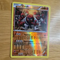 THROH 68/124 POKEMON CARD (DRAGONS EXALTED SET) REVERSE HOLO - Image 3