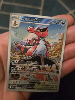 Pokemon Krookodile TCG Japanese Black Bolt Illustration Rare Card 137/086 - Image 1