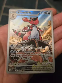 Pokemon Krookodile TCG Japanese Black Bolt Illustration Rare Card 137/086 - Image 2