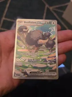 Bouffalant EX 170/086 White Flare Special Illustration Rare Pokemon Card - Image 2