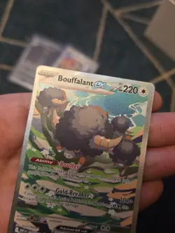 Bouffalant EX 170/086 White Flare Special Illustration Rare Pokemon Card - Image 3