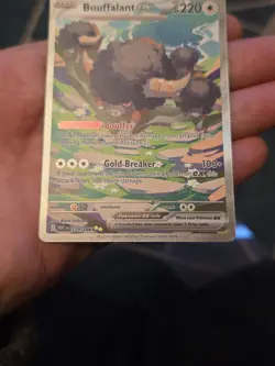 Bouffalant EX 170/086 White Flare Special Illustration Rare Pokemon Card - Image 4