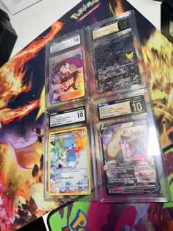 4 CGC Graded Card Lot Pokemon sword and shield sun and moon - Image 1