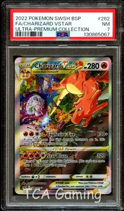 PSA 7 NEAR MINT Charizard VSTAR SWSH262 SWSH PROMO 262 Pokemon Card 067 - Image 1