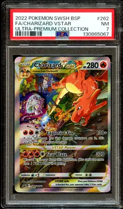 PSA 7 NEAR MINT Charizard VSTAR SWSH262 SWSH PROMO 262 Pokemon Card 067 - Image 2