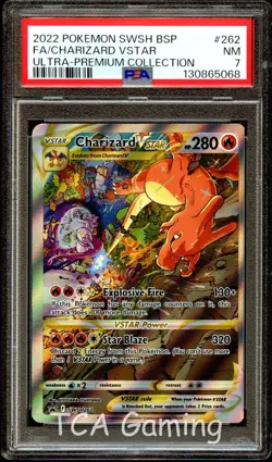 PSA 7 NEAR MINT Charizard VSTAR SWSH262 SWSH PROMO 262 Pokemon Card 068 - Image 1