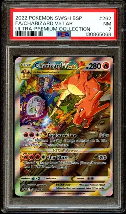 PSA 7 NEAR MINT Charizard VSTAR SWSH262 SWSH PROMO 262 Pokemon Card 068 - Image 2
