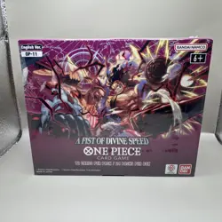 One Piece Card Game OP-11 A Fist of Divine Speed English Sealed Booster Box - Image 1
