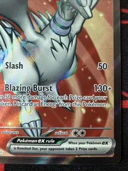 Pokemon TCG Reshiram EX Full Art Ultra Rare Card #158/086 Sv: White Flare NM - Image 5