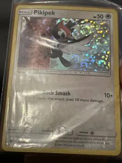 Pokemon card Pikipek 11/12 McDonalds 2017 Promo Holo Sealed Unused Near Mint - Image 2