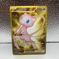Pokemon Card Mew EX 205/165 Gold Hyper Rare Scarlet & Violet 151 Near Mint - Image 1