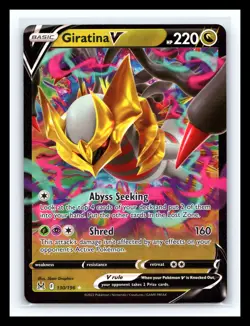 💥 Giratina V 130/196 SWSH11: Lost Origin Holo Pokemon Card TCG - Image 1