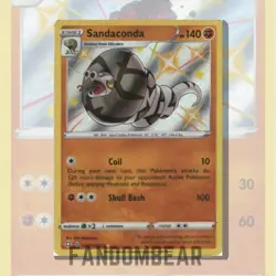 SHINY Sandaconda Shining Fates SV071/SV122 SHINY VAULT card 2021 Pokemon NM/LP - Image 2