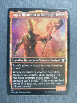 Anax Hardened in the Forge Foil - Theros Beyond Death - Mtg Magic Cards #2BJ - Image 1