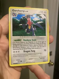 Garchomp - 9/123 - Pokemon TCG Mysterious Treasures Holo Bleed Card NM - Image 3
