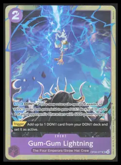Gum-Gum Lightning (Premium Card Collection -Best Selection Vol. 4-) UC One Piece - Image 1
