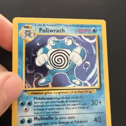 Pokemon Card Poliwrath Holo 13/102 Set Base ITA italiano excellent EXC vintage - Image 3
