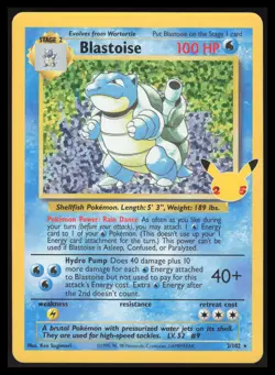 Blastoise Classic Collection Trading Card Game Classic 003/034 NM - Image 1