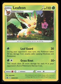 Leafeon - SWSH191 Promo SWSH: Sword & Shield Promo Cards SWSH191 NM - Image 1