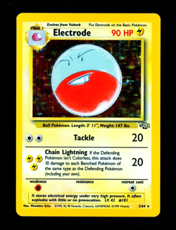 1999 Pokemon ELECTRODE Jungle Set HOLO BLEED Misprint ERROR Card 2/64 Rare WotC - Image 5