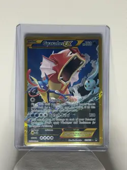 Pokemon TCG Gyarados EX 123/122 XY Breakpoint 2016 Secret Holo Rare Card LP - Image 1