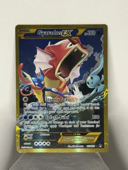 Pokemon TCG Gyarados EX 123/122 XY Breakpoint 2016 Secret Holo Rare Card LP - Image 2