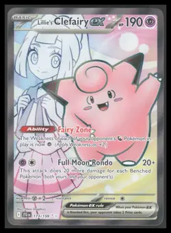 Lillie's Clefairy ex Promo SV: Scarlet & Violet Promo Cards 195 NM - Image 1