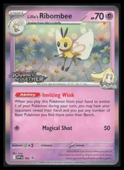 Lillie's Ribombee - (Prerelease) Promo SV: Scarlet & Violet Promo Cards 183 NM - Image 1