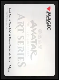 Bumi, King of Three Trials Art Card S Art Series: Avatar: Foil NM - Image 2