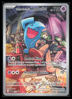 Team Rocket's Wobbuffet Promo SV: Scarlet & Violet Promo Cards 203 NM - Image 1