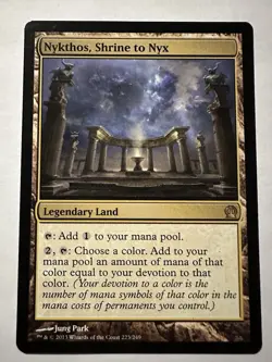Nykthos, Shrine to Nyx Theros Card NM/M MTG Magic The Gathering - Image 1